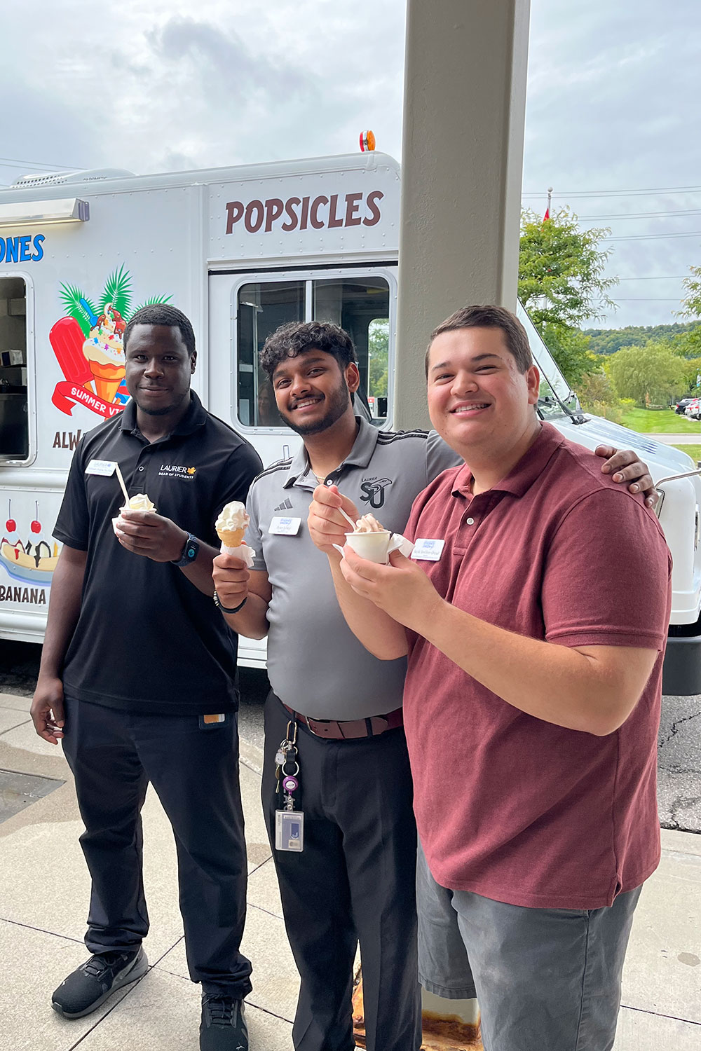 students enjoy ice cream