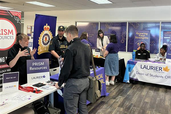 students explore experience fair