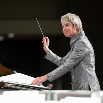Cynthia conducting