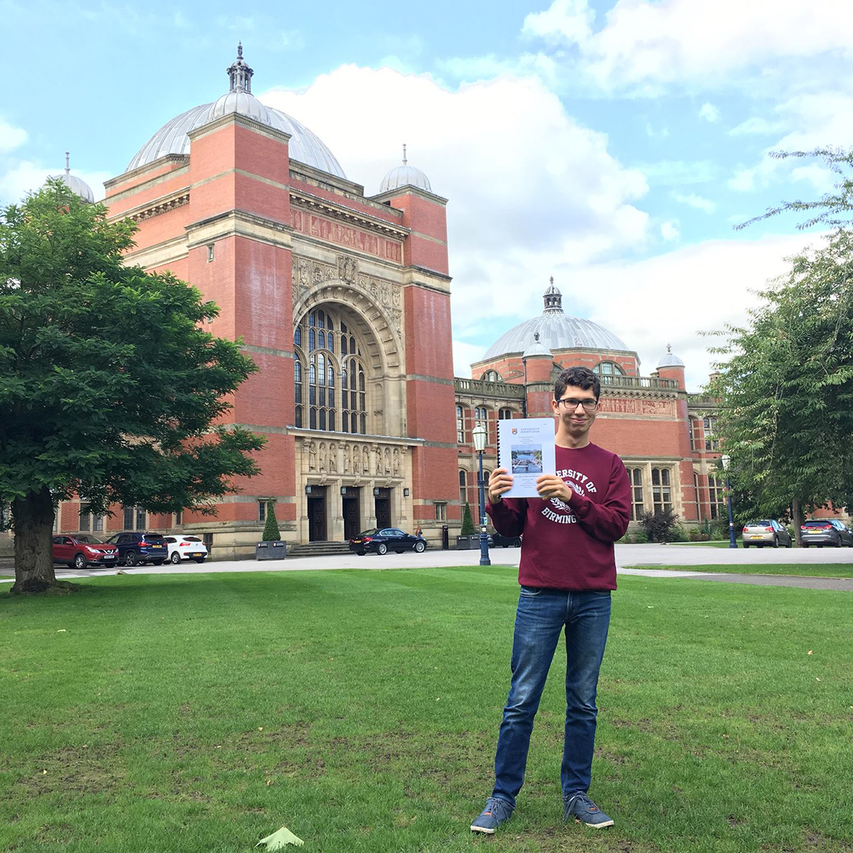 Cody Groat at the University of Birmingham