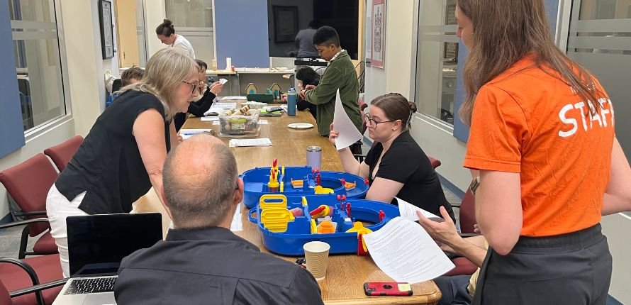 people working on a project