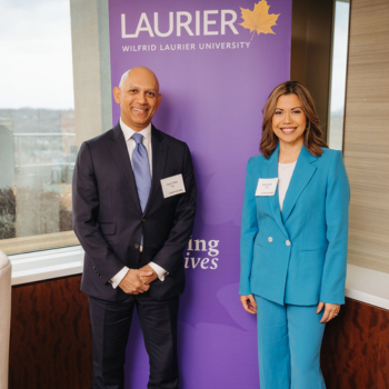 Chancellor Patel and Melanie Ng