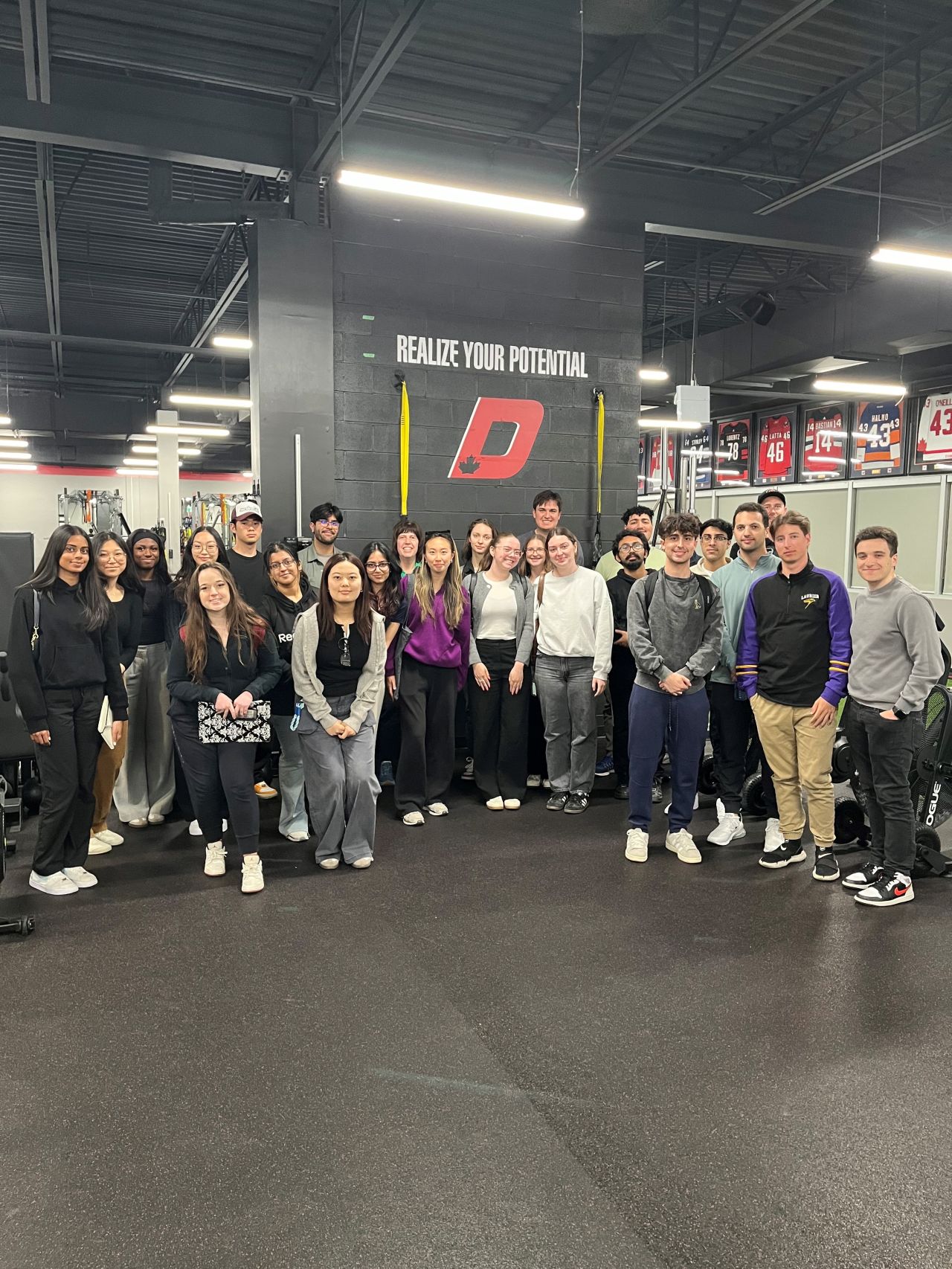 Laurier students at Depth Training and Physiotherapy