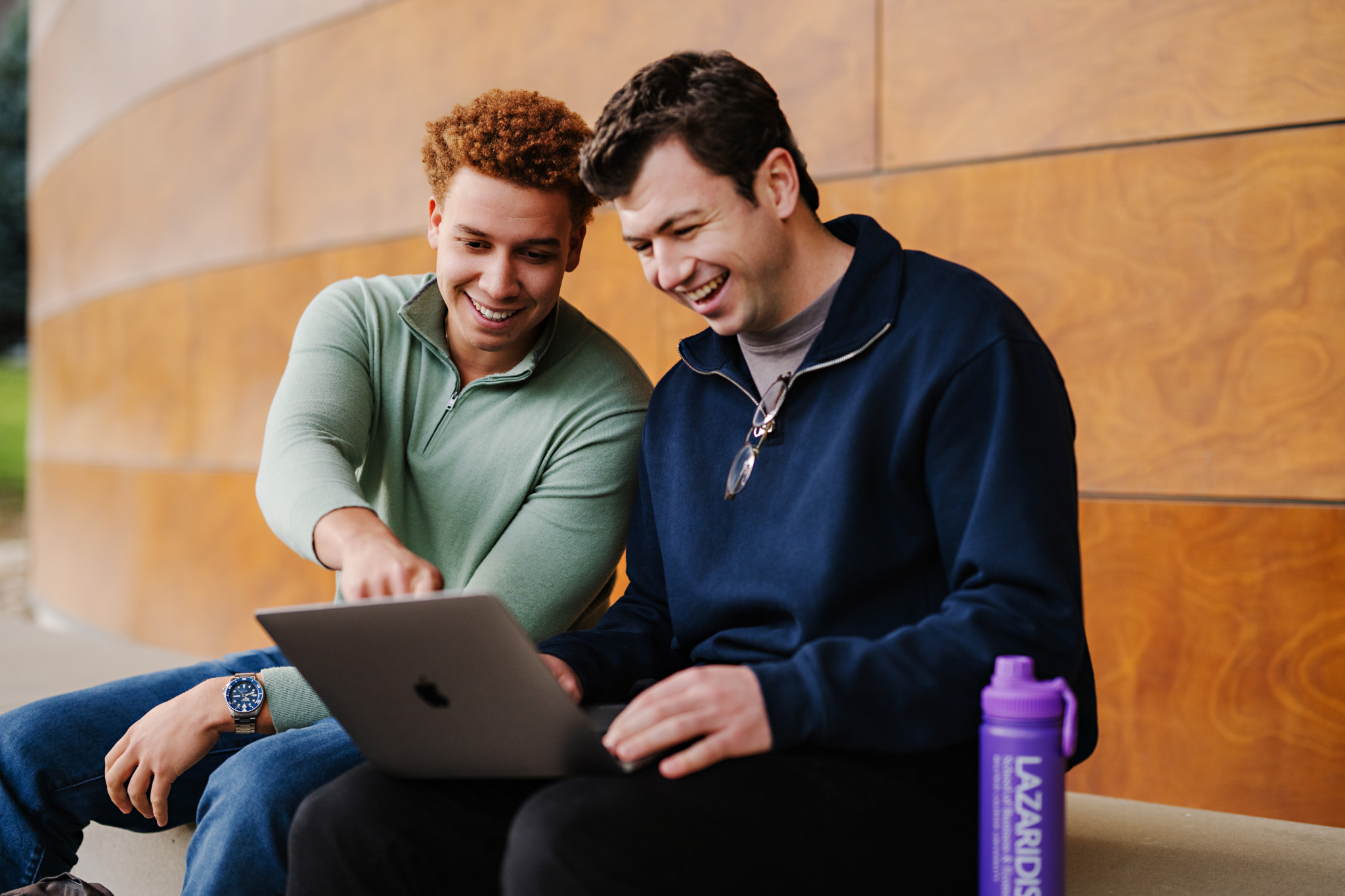 GDip Accounting students sitting and talking